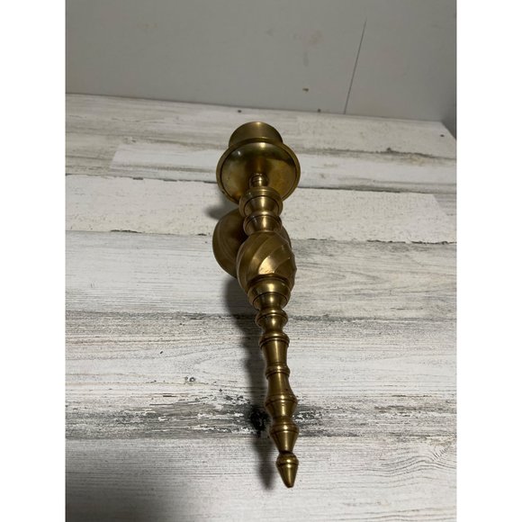 Solid brass wall sconce candlestick made in India - Picture 1 of 6